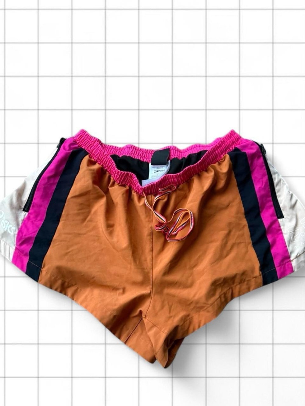 Muticolored Retro ASICS Shorts